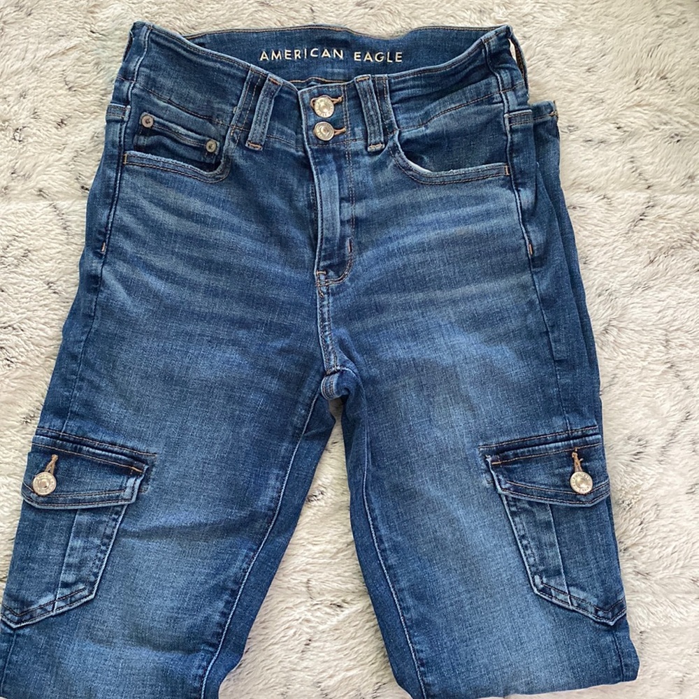 American eagle size 4 long jeans